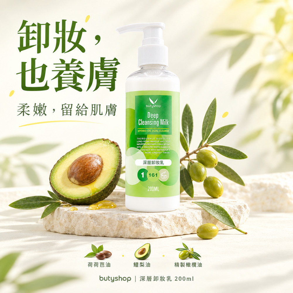 深層卸妝乳 (200ml)