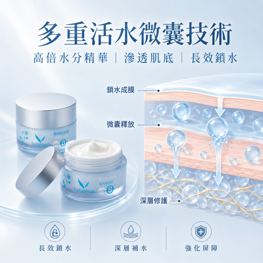 礦泉保濕霜 / 滋潤霜 (60gm)