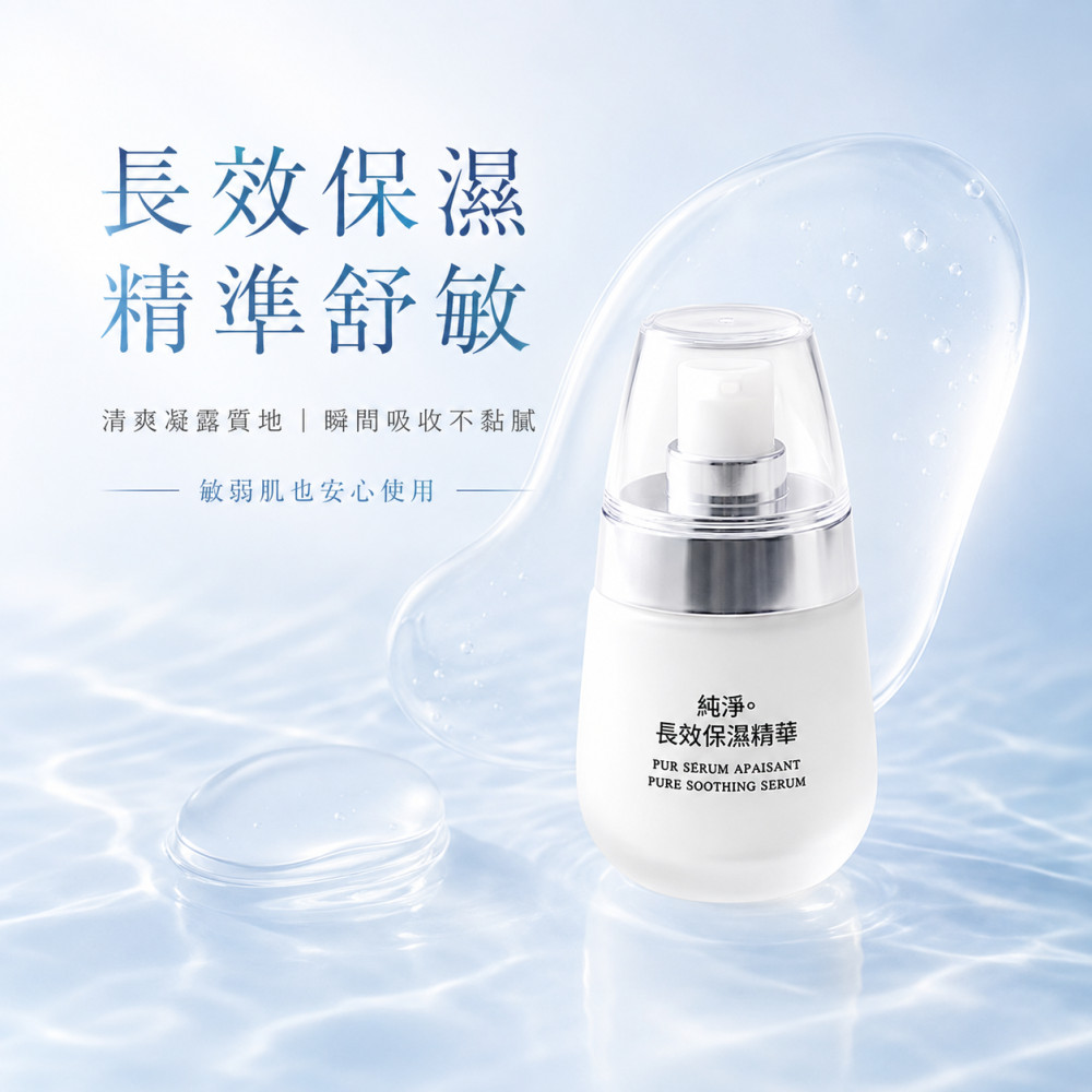 純淨。長效保濕精華 (35ml)