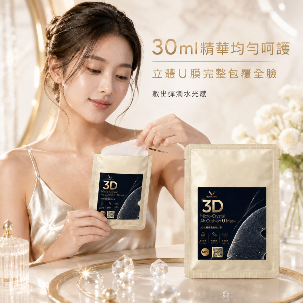 3D立體微晶氣墊U膜 (30ml)