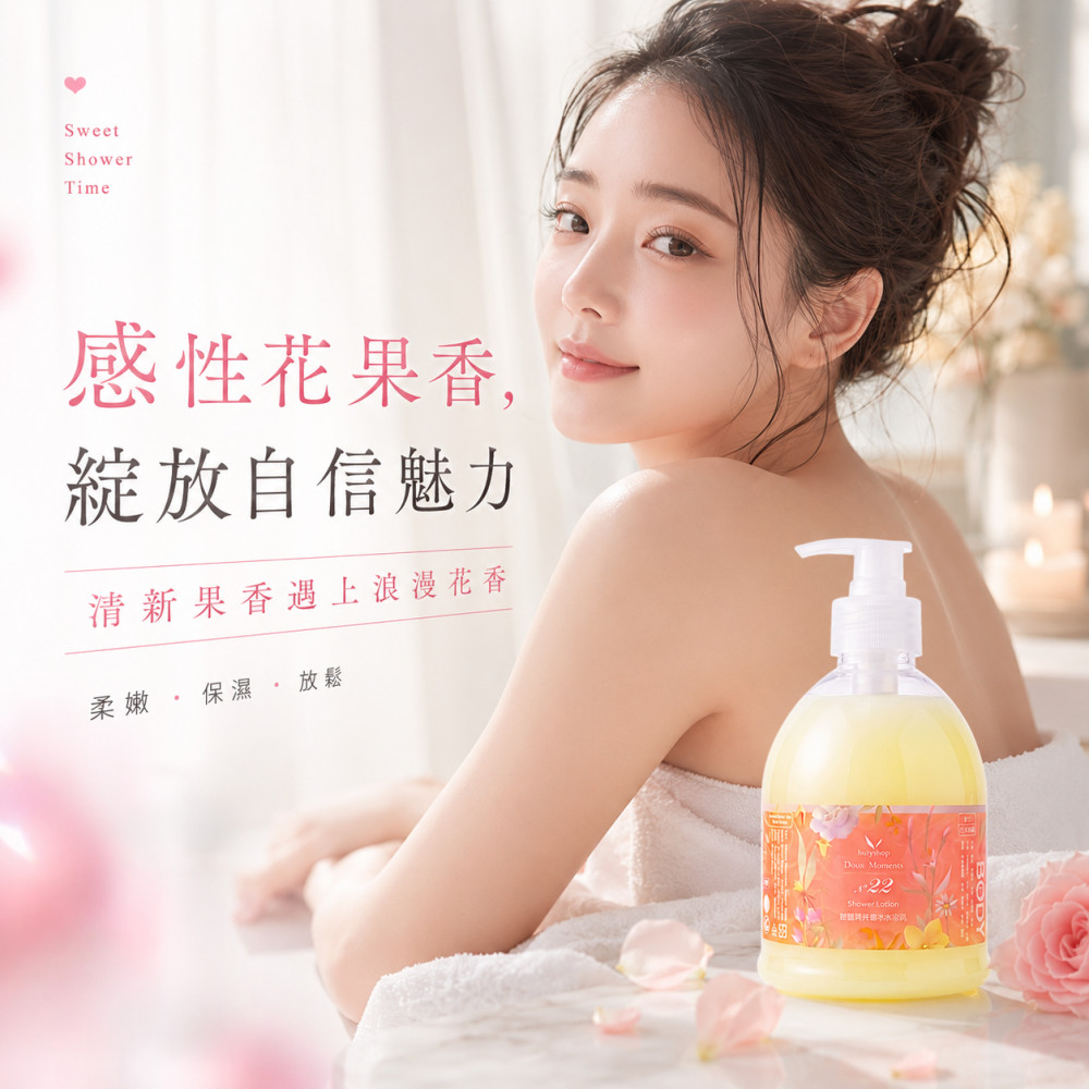 甜蜜時光香水沐浴乳-N°22 (400ml)
