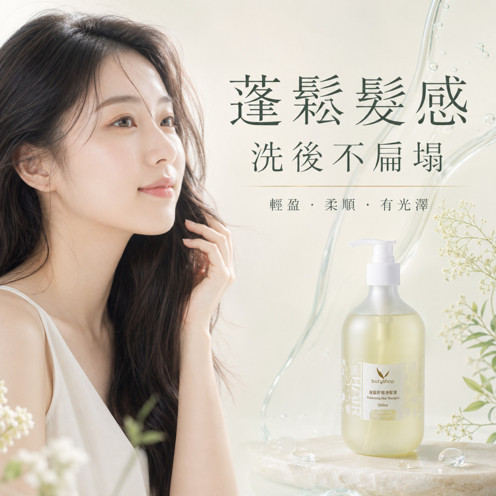 蓬髮舒壓淨髮露-5種植物精萃 (500ml)