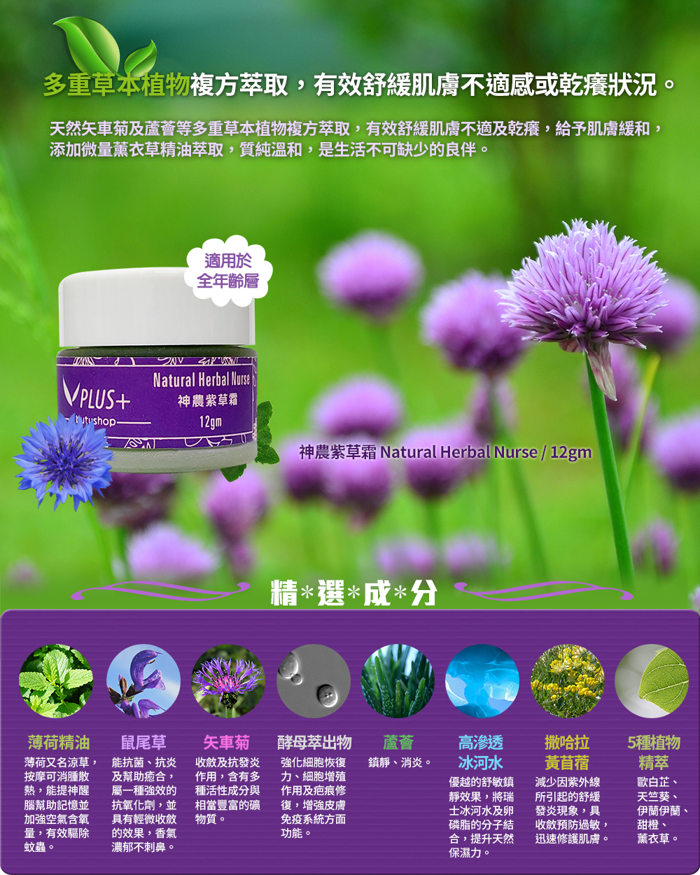 神農紫草霜 (12gm)