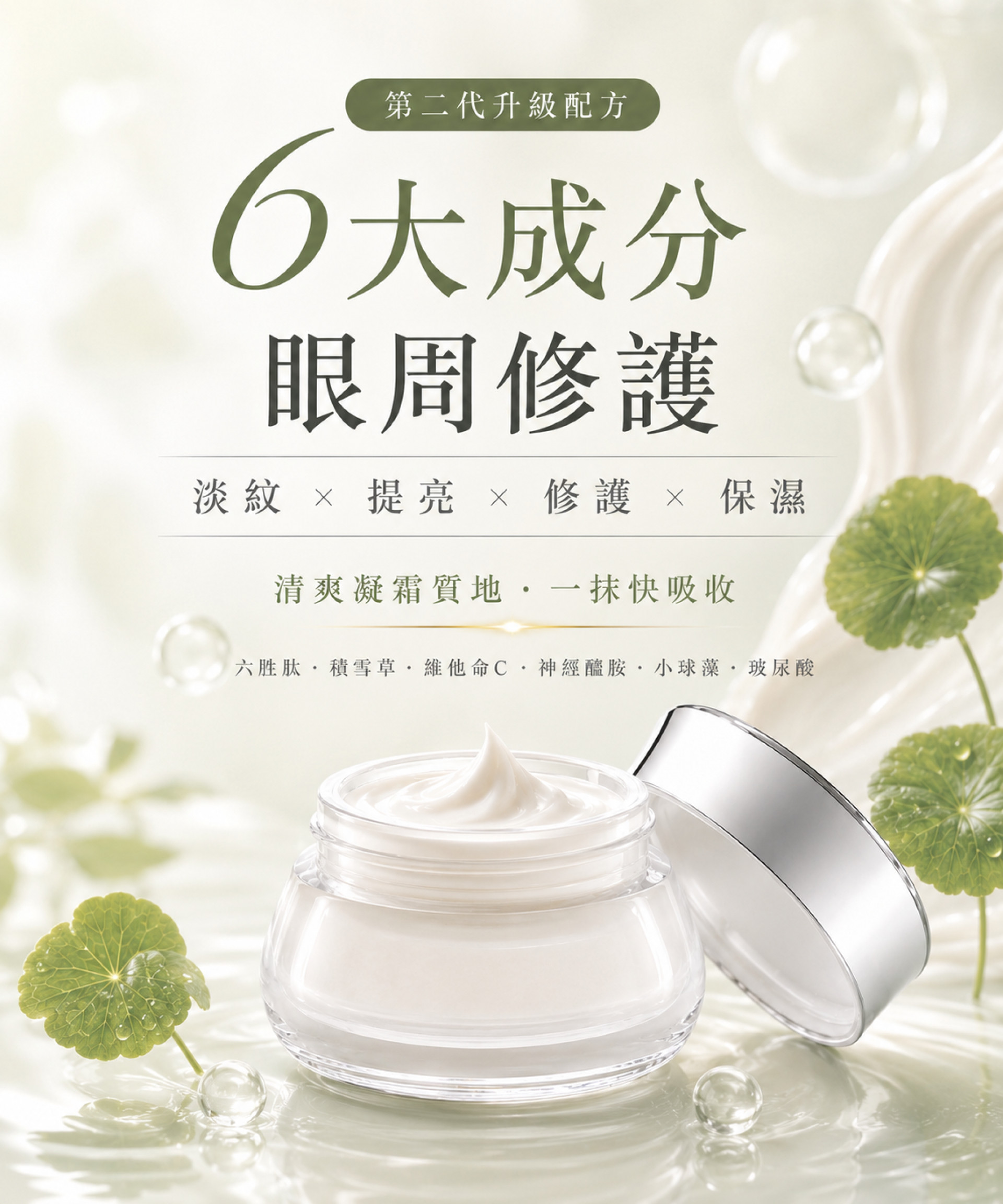 全新升級逆時肌因未來眼霜